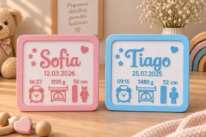 Quadro de Nascimento Personalizado