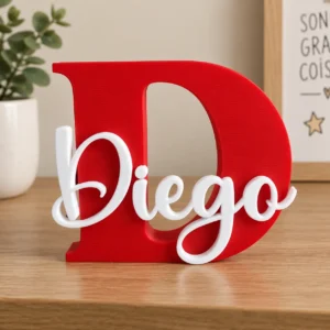 Letra 3D Personalizada com Nome
