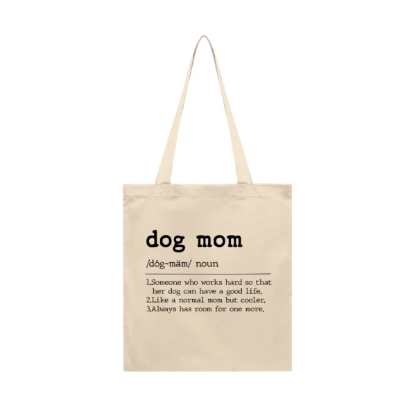 Tote Bag Dog Mom