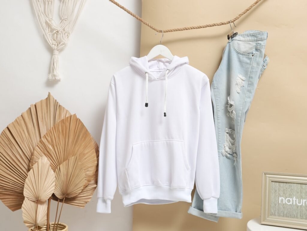 Hoodie branco para personalização