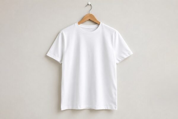 T-shirt branca para personalização